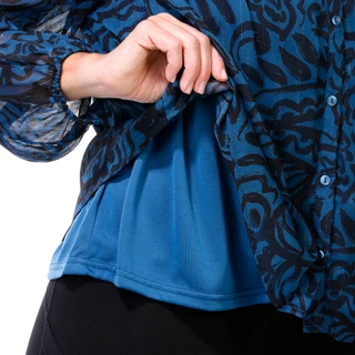 Thumbnail 2: Zac & Rachel Zac & Rachel Womens Long Sleeve Lurex Chiffon Top 