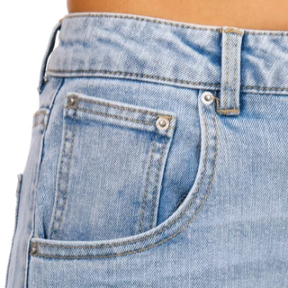 Thumbnail 4: Blue Spice Blue Spice Juniors Mid Rise Barrel Leg Jeans 