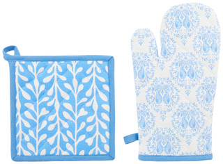 Thumbnail 1: Boston International Boston International 2 Pc Seahorse Oven Mitt and Hot Pad 