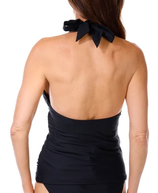 Thumbnail 2: DKNY DKNY Womens Halter Tankini Swim Top 