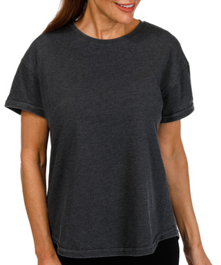 Thumbnail 1: Brisas Brisas Womens Solid Acid Wash Short Sleeve Tee 