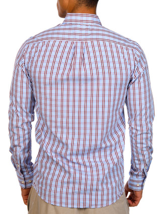 Thumbnail 3: CHAPS Chaps Mens Long Sleeve Button Down Plaid Slim Fit Shirt 