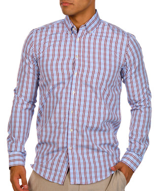 Thumbnail 2: CHAPS Chaps Mens Long Sleeve Button Down Plaid Slim Fit Shirt 