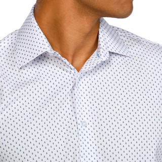 Thumbnail 3: Nautica Nautica Men's Solid Long Sleeve Buttoned Shirt 
