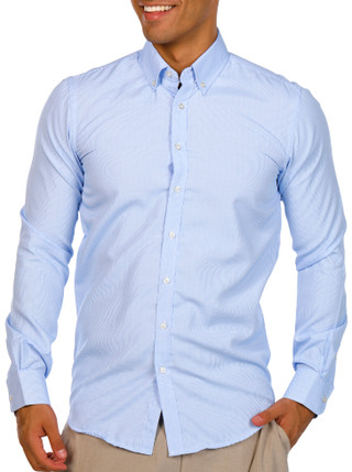 Thumbnail 2: CHAPS Chaps Mens Long Sleeve Button Down Plaid Slim Fit Shirt 