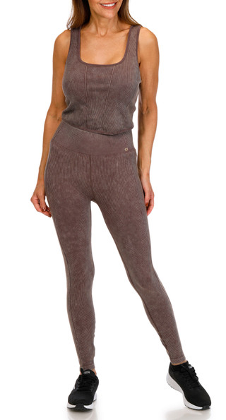 Thumbnail 1: Harmony Balance Harmony Balance Womens Active 2 Pc Ribbed Leggings Set 