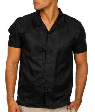 Thumbnail 1: Modern Culture Modern Culture Mens Heffe Floral Textured Button Down Shirt 
