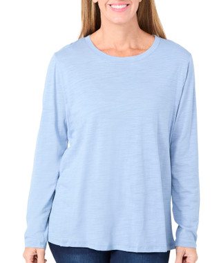 Thumbnail 1: Blue Sol Blue Sol Womens Solid Luxey Long Sleeve Top 