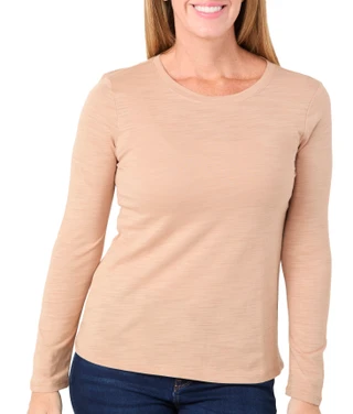 Thumbnail 1: Blue Sol Blue Sol Womens Solid Luxey Long Sleeve Top 