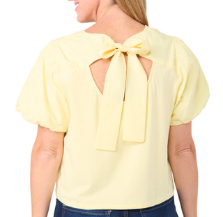 Thumbnail 2: Nanette Lepore Nanette Lepore Womens Short Sleeve Bow Top 