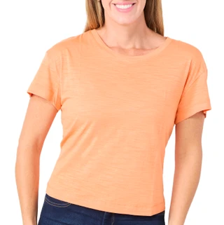 Thumbnail 1: Blue Sol Blue Sol Womens Solid Luxey Short Sleeve Crop Top 
