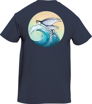 Thumbnail 2: Flying Fisherman Flying Fisherman Mens High Flyer Short Sleeve Tee 
