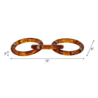 Thumbnail 4: Sagebrook Home Sagebrook Home 13 in Tortoise Chain 