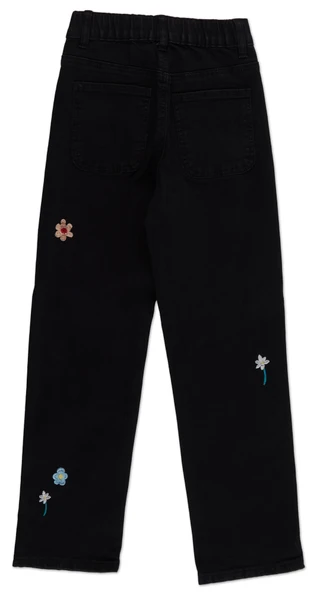 Thumbnail 2: GOGO STAR Girls Straight Leg Embroidered Jeans 
