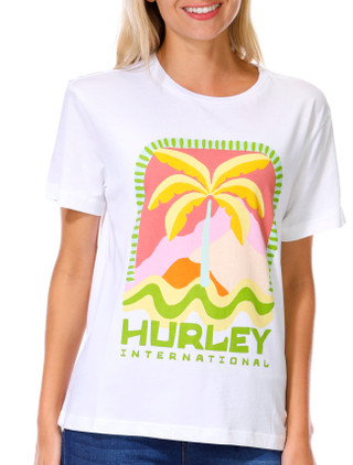 Thumbnail 1: Hurley Hurley Juniors Palm Tree Graphic Tee 