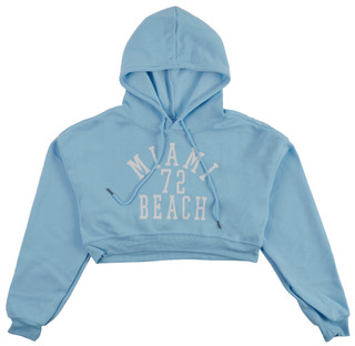 Thumbnail 1: Jolie & Joy Jolie & Joy Juniors Miami Beach Cropped Hoodie 
