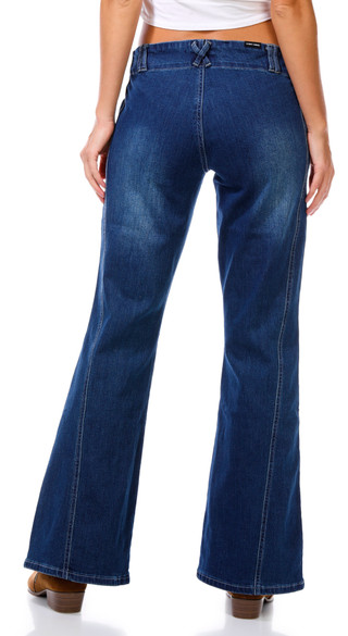Thumbnail 3: Almost Famous Almost Famous Juniors Low Rise Flare Jeans 