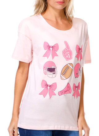 Thumbnail 4: COASTAL DREAMER Coastal Dreamer Juniors Football Graphic Tee 