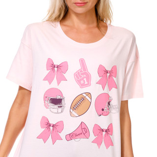 Thumbnail 2: COASTAL DREAMER Coastal Dreamer Juniors Football Graphic Tee 