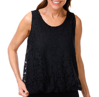 Thumbnail 1: NINE WEST Nine West Womens Sleeveless Crop Tank Top 