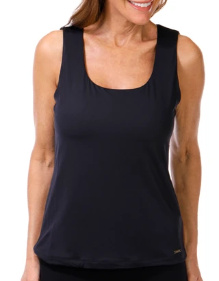 Thumbnail 1: Tahari Tahari Womens Sleeveless Solid Tank Top 