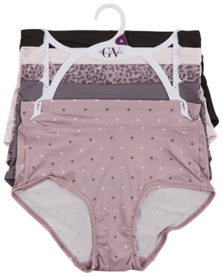 Thumbnail 1: Gloria Vanderbilt Gloria Vanderbilt Womens 5 Pk Microfiber Brief Panties 