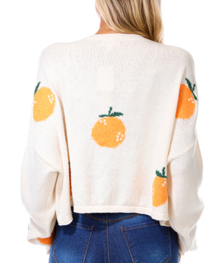 Thumbnail 3: MOON & MADISON Moon & Madison Juniors V Neck Orange Pullover 