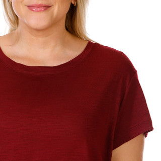 Thumbnail 2: Blue Sol Blue Sol Plus Luxey Solid Short Sleeve Crew Neck Crop Top 