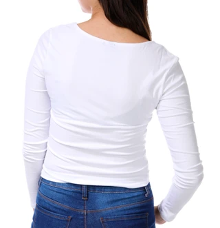 Thumbnail 2: Derek Heart Derek Heart Juniors Ribbed Scoop Long Sleeve Top 