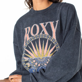Thumbnail 4: ROXY Roxy Juniors Lineup Oversized Crewneck Sweatshirt 