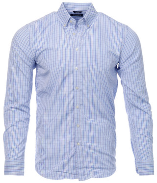 Thumbnail 1: CHAPS Chaps Men's Long Sleeve Yarn Dye Buttoned Shirt 