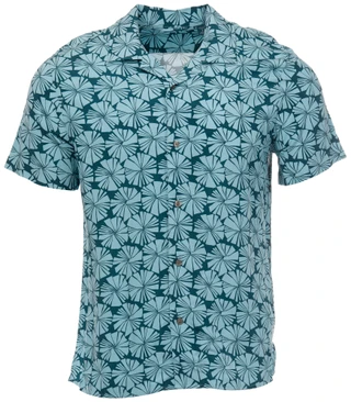Thumbnail 1: Perry Ellis Perry Ellis Mens Short Sleeve Floral Button Down Shirt 