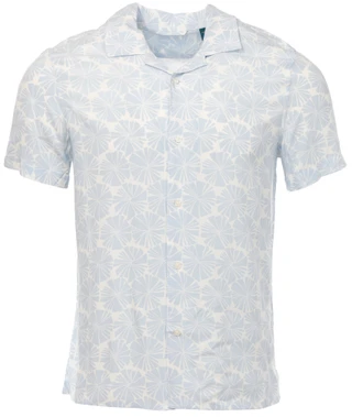Thumbnail 1: Perry Ellis Perry Ellis Mens Short Sleeve Floral Button Down Shirt 