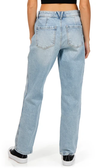 Thumbnail 2: BCBGeneration BCBGeneration Juniors High Rise Straight Leg Jeans 