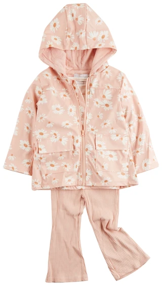 Thumbnail 1: RACHEL ZOE Rachel Zoe Toddler Girls 3 pc Floral Raincoat Set 