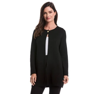 Thumbnail 1: Rafaella Rafaella Womens Long Sleeve Turnlock Close Cardigan 