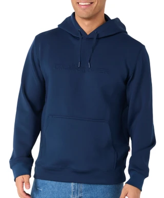 Thumbnail 1: Quiksilver Quiksilver Mens Fleece Embossed Logo Pullover Hoodie 