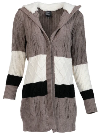 Thumbnail 1: Derek Heart Derek Heart Juniors Sherpa Cardigan 