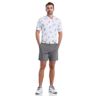 Thumbnail 4: Callaway Callaway Mens Print Short Sleeve Golf Polo Shirt 