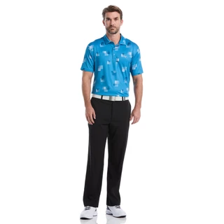 Thumbnail 4: Callaway Callaway Mens Print Short Sleeve Golf Polo Shirt 