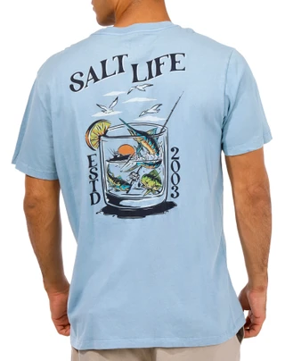 Thumbnail 1: Salt Life Salt Life Mens Cocktail Graphic Short Sleeve Tee 