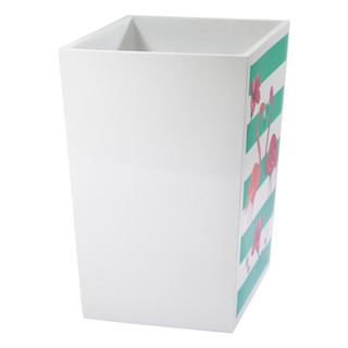 Thumbnail 6: AVANTI Avanti Flamingo Paradise Wastebasket 
