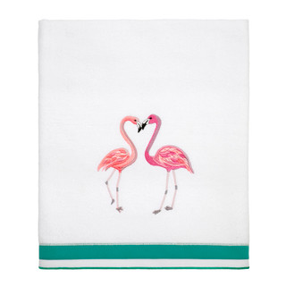 Thumbnail 4: AVANTI Avanti Flamingo Paradise Bath Towel 