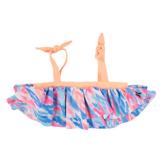 Thumbnail 4: Hurley Hurley Little Girls' Tiered Tankini 2-Piece Swimsuit Set 