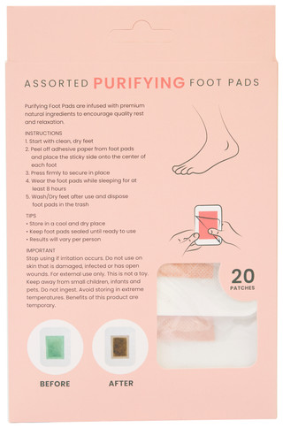 Thumbnail 2: LINDO Lindo 20 Pk Assorted Purifying Foot Pads 