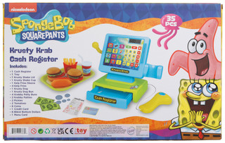 Thumbnail 2: SpongeBob Squarepants SpongBob Squarepants Kids Krabby Patty Cash Register 