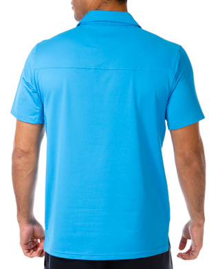Thumbnail 2: REEL LEGENDS Reel Legends Mens Solid Vitality Short Sleeve Polo 