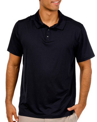Thumbnail 1: REEL LEGENDS Reel Legends Mens Solid Vitality Short Sleeve Polo 