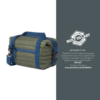 Thumbnail 6: Oniva Oniva Midday Quilted Washable Insulated Cooler Lunch Bag 