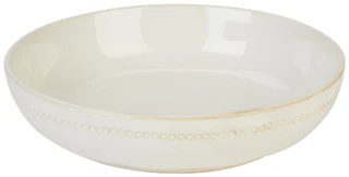 Thumbnail 1: TABLEAU Tableau Wrenly White Serving Bowl 